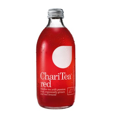 ChariTea Red is a sensory journey that elevates the refreshment experience. This beverage is a celebration of sophistication, consciousness, and the pure joy of sipping on a uniquely invigorating flavor.
