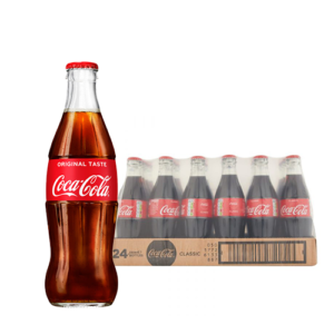 Premium Coca Cola 330ml x 24 Glass Bottles