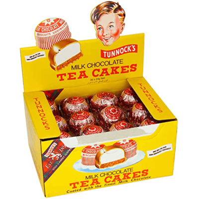 Tunnocks Tea Cake Real Milk Chocolate 36 x 24g Box | Tasty Snack