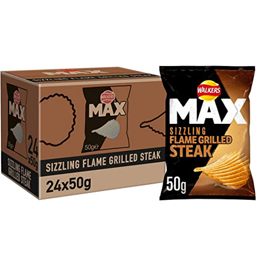 Walkers Max Steak 50g x 24