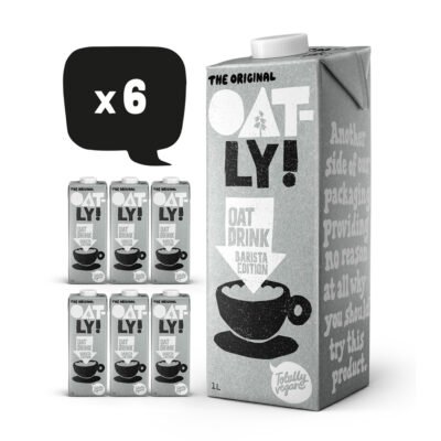 Oatly has mastered the art of turning oats into a creamy, barista-friendly alternative that compliments your favorite coffee with exceptional taste and texture.