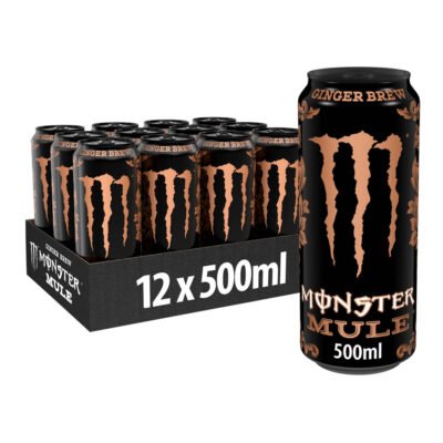 Monster Mule Ginger Brew Energy Drink 500ml cans