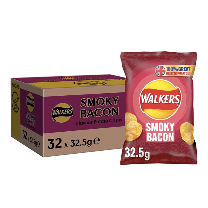Walkers Smoky Bacon 32 x 32.5g