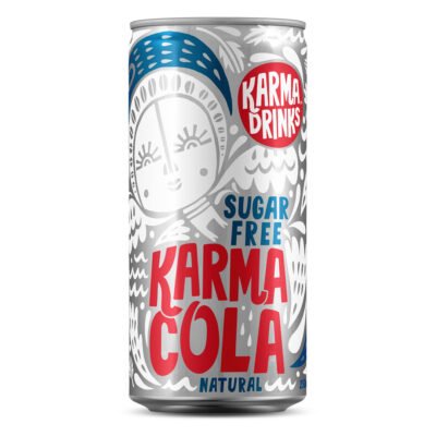 If you want a cola that refreshes your thirst, tastes fantastic and isn’t full of sugar or those awful diet/light alternatives. Karma Cola Sugar Free is the answer.