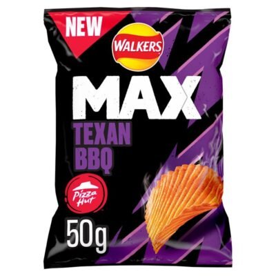 Introducing Walkers Max Texan BBQ, a brand new product from Walkers that's a flavour-packed journey that transcends the ordinary snacking experience.