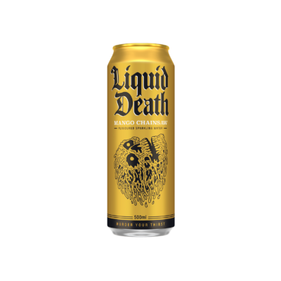 Liquid Death Mango Chainsaw 500mL Can