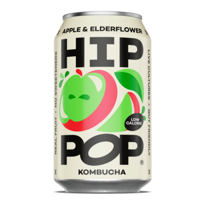 Hip Pop KOMBUCHA Apple & Elderflower 330ml x 12