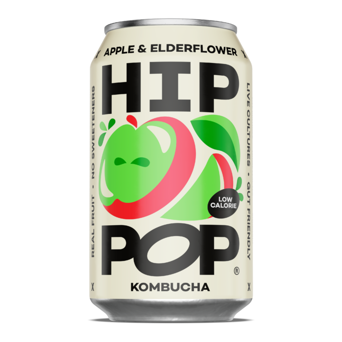 Hip Pop KOMBUCHA Apple & Elderflower 330ml x 12