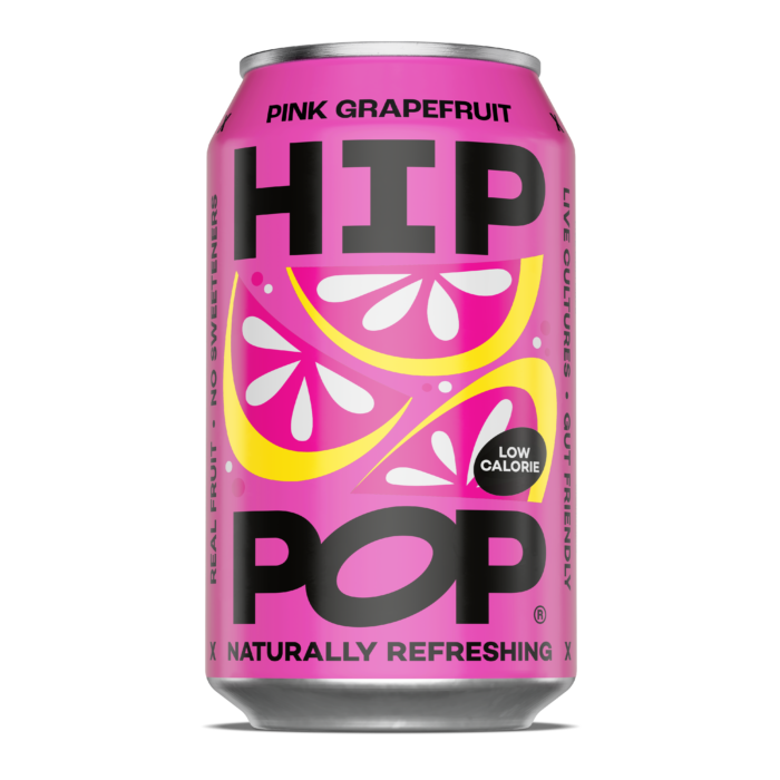 Hip Pop SODA Pink Grapefruit 330ml x 12