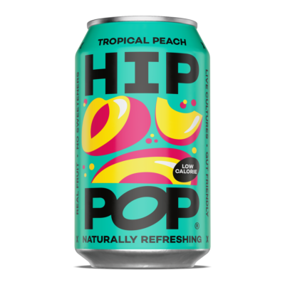 Hip Pop SODA Tropical Peach 330ml x 12